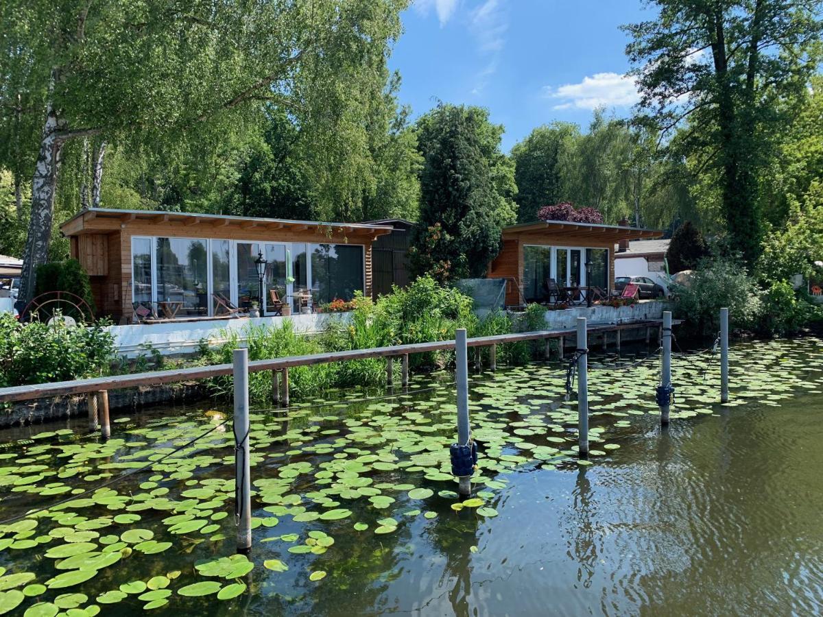 Tiny House Oder Ferienwohnung Auf Der Sunset Marina Berlín Exterior foto